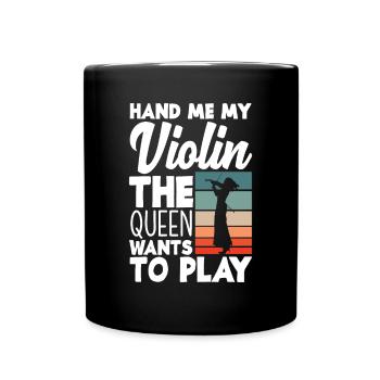 Violin Violin Violinist Violin Player - Full Colour Mug - black - Front