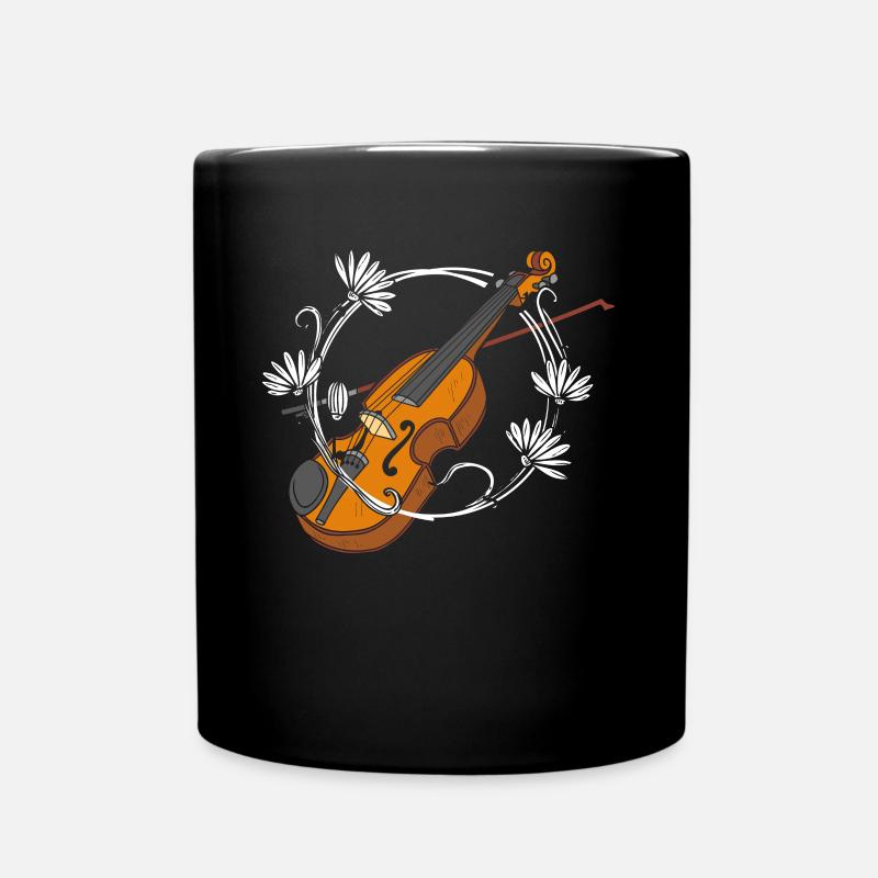 Violon Violon Violoniste Joueur de violon - Mug uni - noir