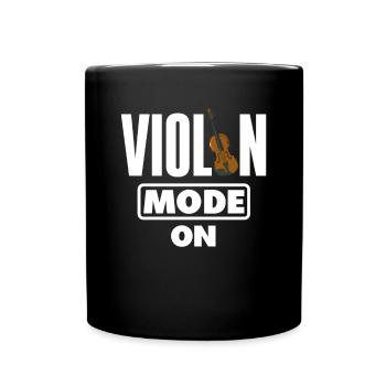 Violin Violin Violinist Violin Player - Full Colour Mug - black - Front