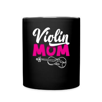 Violin Violin Violinist Violin Player - Full Colour Mug - black - Front