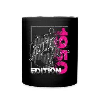 Limited Edition 1950 Limited Edition Fußball - Tasse einfarbig - Schwarz - Vorne