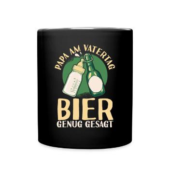 Dad Beer Father Father's Day - Full Colour Mug - black - Front
