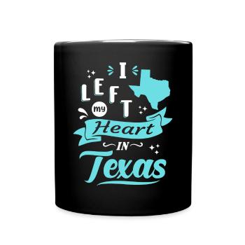 Texas Souvenir Amour - Mug uni - noir - Devant