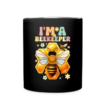 Je suis apiculteur apiculteur - Mug uni - noir - Devant