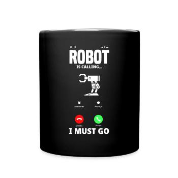 Programmeur de robots robotiques - Mug uni - noir - Devant