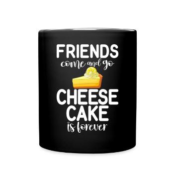Cadeau de gâteau au fromage - Mug uni - noir - Devant