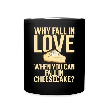 Cadeau de gâteau au fromage - Mug uni - noir - Devant