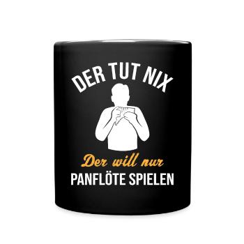 Harmless Panflute Virtuoso Fun - Full Colour Mug - black - Front