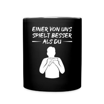 Panflute Master Challenge - Full Colour Mug - black - Front