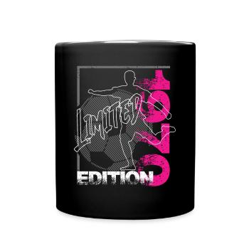 Limited Edition 1970 Limited Edition Fußball - Tasse einfarbig - Schwarz - Vorne