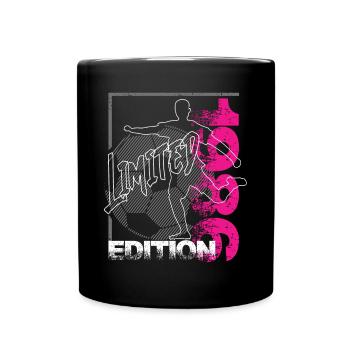 Limited Edition 1986 Limited Edition Fußball - Tasse einfarbig - Schwarz - Vorne