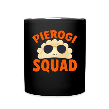 Polish Food Pierogi - Full Colour Mug - black - Front