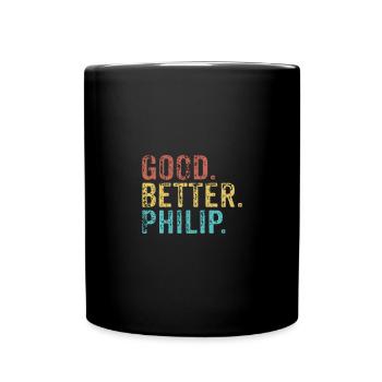 Good better Philip - Tasse einfarbig - Schwarz - Vorne
