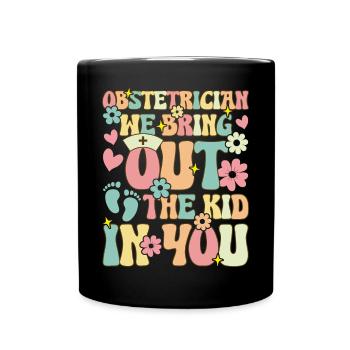 Gynecologist We bring out the child in you Lust - Full Colour Mug - black - Front