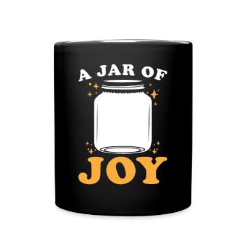 Un pot de joie en conserve amateur de conservation des aliments - Mug uni - noir - Devant