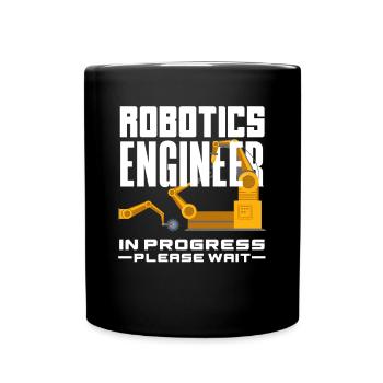 Robotics Robot Programmer - Full Colour Mug - black - Front