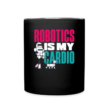 Robotics Robot Programmer - Full Colour Mug - black - Front