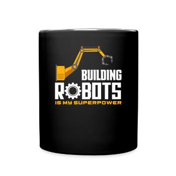 Programmeur de robots robotiques - Mug uni - noir - Devant