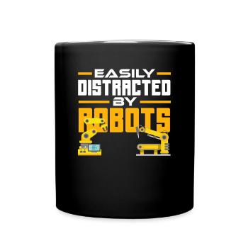 Programmeur de robots robotiques - Mug uni - noir - Devant