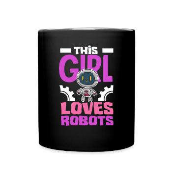 Programmeur de robots robotiques - Mug uni - noir - Devant