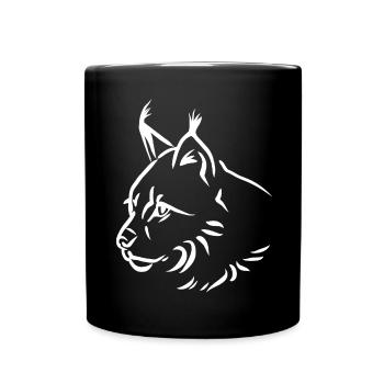 Lynx Portrait - Mug uni - noir - Devant