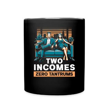 Double revenu Pas d’enfants Mariage Couple marié DINK - Mug uni - noir - Devant