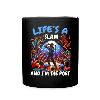 Poetry Slam Poet Romanautor Gedichtliteratur - Tasse einfarbig - Schwarz - Vorne