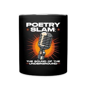 Poetry Slam Poet Romanautor Gedichtliteratur - Tasse einfarbig - Schwarz - Vorne