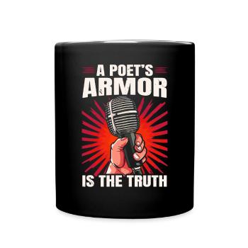 Poetry Slam Poet Romanautor Gedichtliteratur - Tasse einfarbig - Schwarz - Vorne