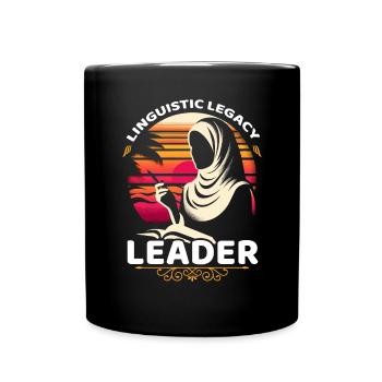 Arabic Language Teacher Profession Arabic Alphabet - Full Colour Mug - black - Front