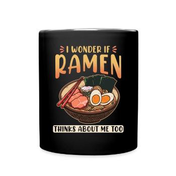 Ramen Lover Japanese Cuisine Asian Food Soup Ramen - Full Colour Mug - black - Front