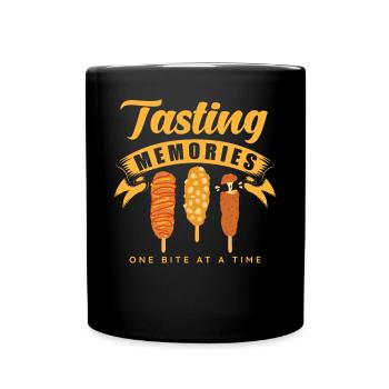 Corn Dogs - Full Colour Mug - black - Front