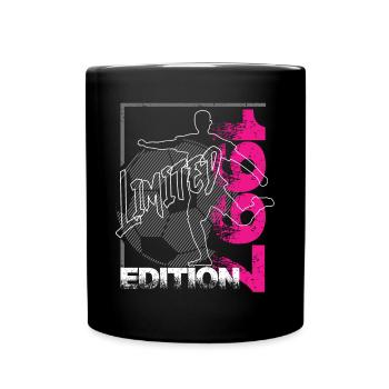 Limited Edition 1997 Limited Edition Fußball - Tasse einfarbig - Schwarz - Vorne