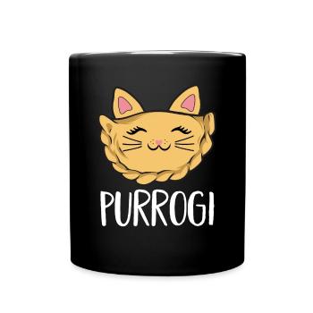 Polish Food Pierogi - Full Colour Mug - black - Front