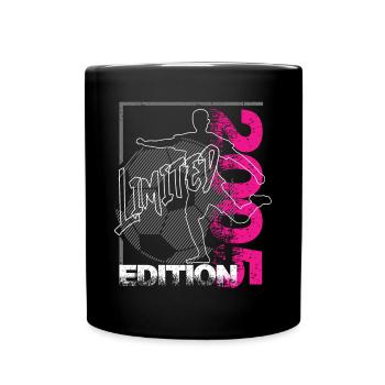 Limited Edition 2005 Limited Edition Fußball - Tasse einfarbig - Schwarz - Vorne