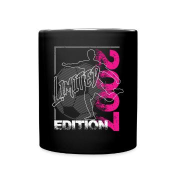Limited Edition 2007 Limited Edition Fußball - Tasse einfarbig - Schwarz - Vorne