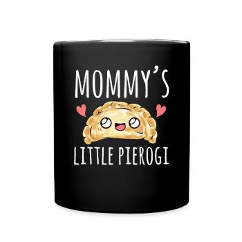 Polish Food Pierogi - Full Colour Mug - black - Front