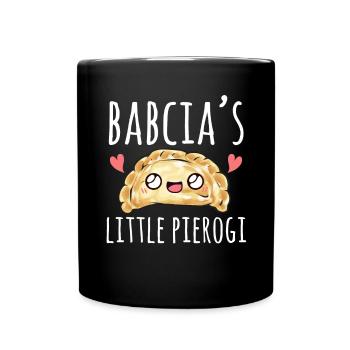Polish Food Pierogi - Full Colour Mug - black - Front