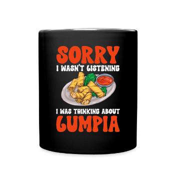 Lumpia Filipino Food Philippines - Full Colour Mug - black - Front