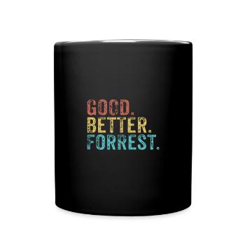 Good better Forrest - Full Colour Mug - black - Front