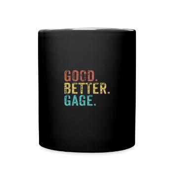 Bon meilleur Gage - Mug uni - noir - Devant