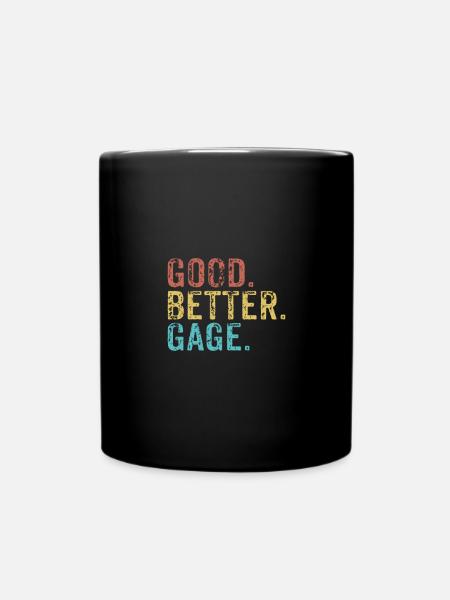 Good better Gage - Tasse einfarbig - Schwarz