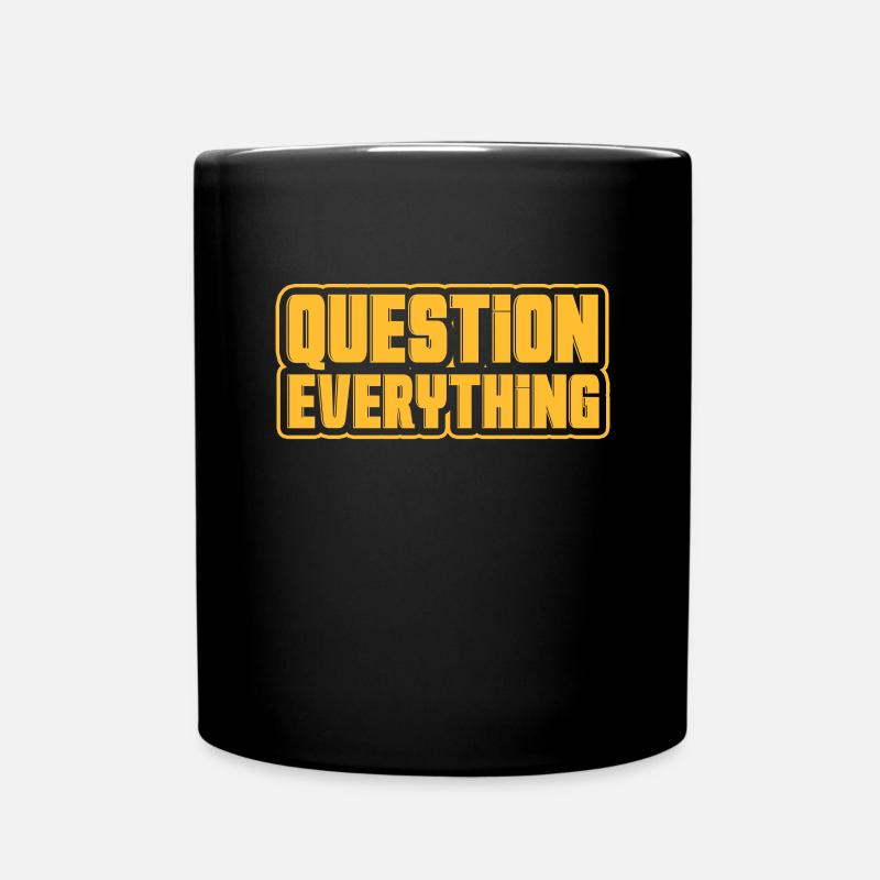 Conspiracy Conspiracy Theory Gift - Full Colour Mug - black