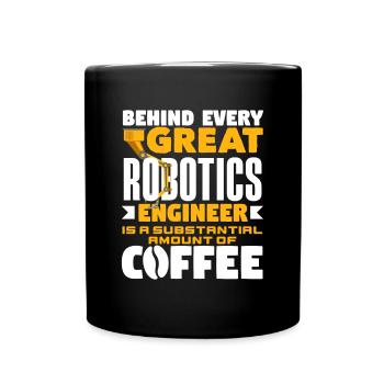 Programmeur de robots robotiques - Mug uni - noir - Devant