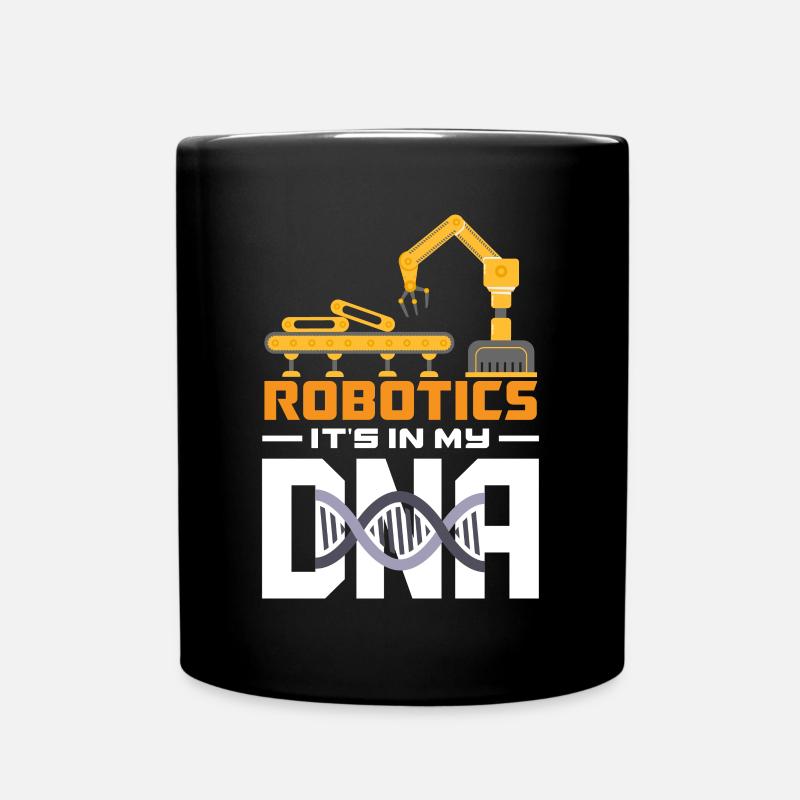 Robotik Roboter Programmierer - Tasse einfarbig - Schwarz