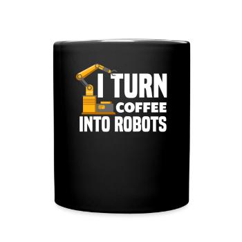 Programmeur de robots robotiques - Mug uni - noir - Devant