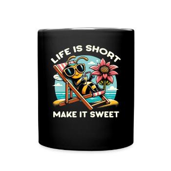 Amoureux des abeilles Apiculteurs Amis de la nature Apiculteurs - Mug uni - noir - Devant