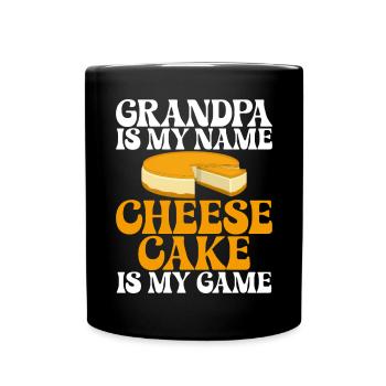 Cadeau de gâteau au fromage - Mug uni - noir - Devant