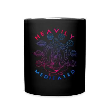 Hippie Mushrooms Shrooms Psychedelic Mushroomhead - Tasse einfarbig - Schwarz - Vorne