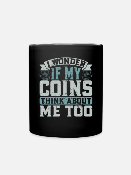 Collectionneurs de pièces de monnaie Numismatique Collectionner des pièces de monnaie - Mug uni - noir